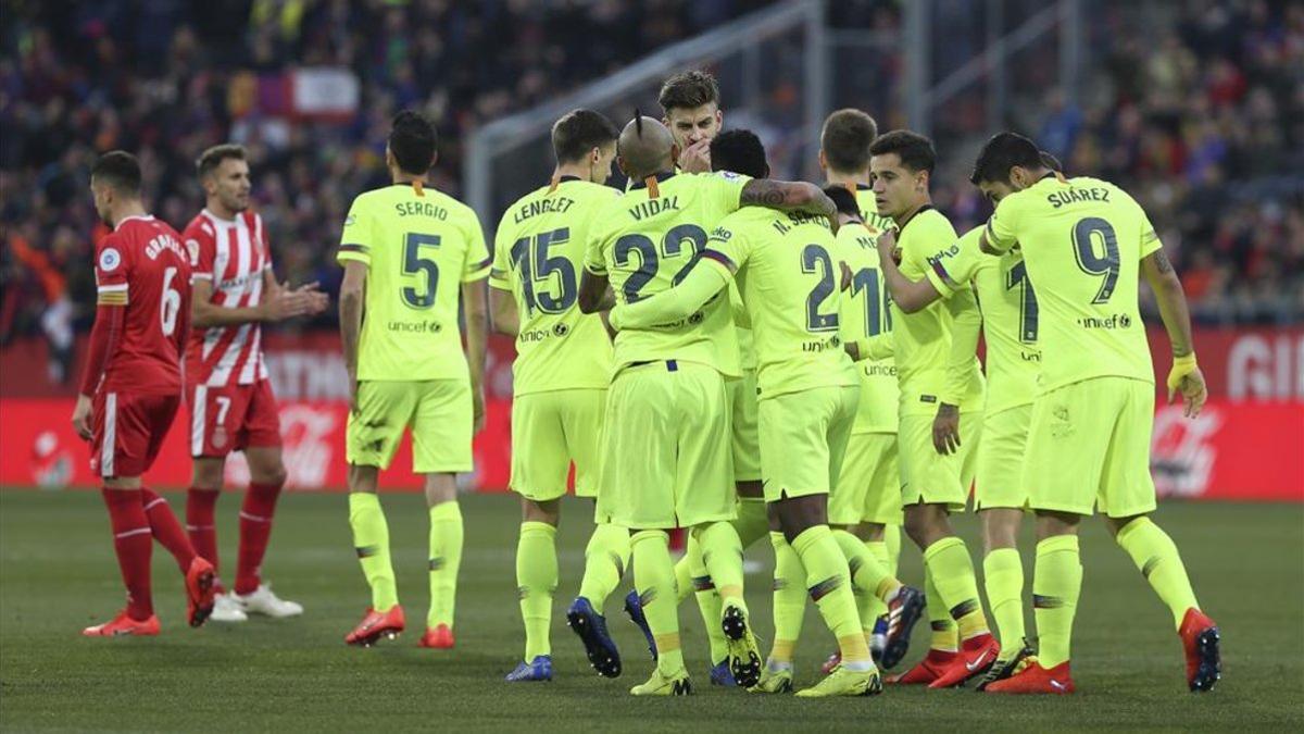 El Barça se llevó un derbi muy disputado