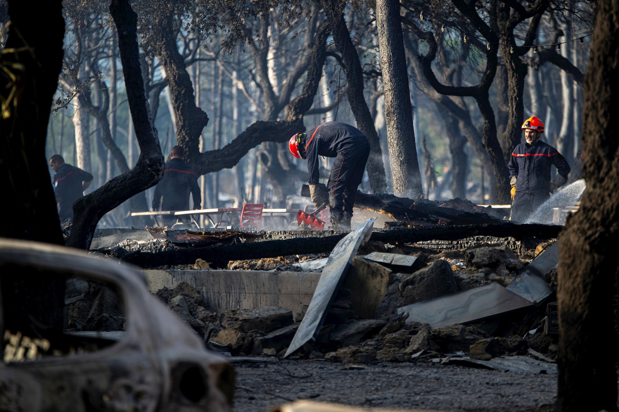 L'incendi de la Catalunya nord, en imatges