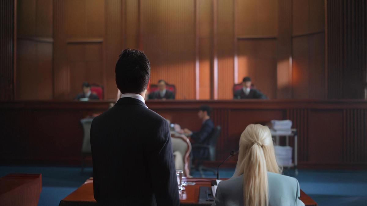 Foto de archivo de un juicio.