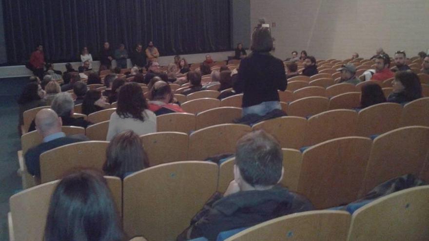 Un momento de la asamblea celebrada ayer.