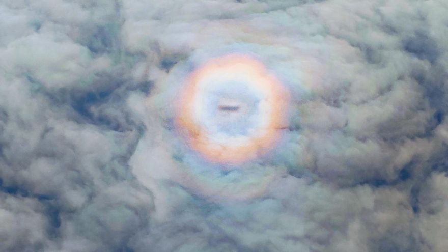 This was the impressive sighting of the Gloria phenomenon during a flight in the Canary Islands