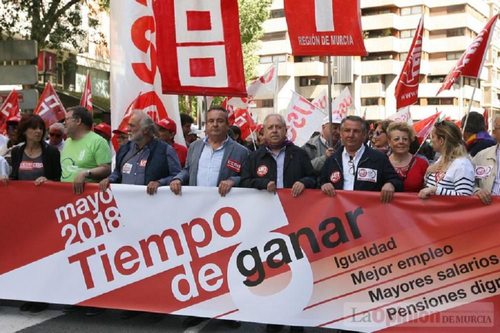 Manifestación del 1 de mayo en Murcia