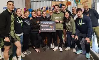 Setenta personas participan en un entreno solidario en Redondela