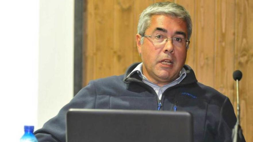 Jaime Izquierdo, durante una conferencia.