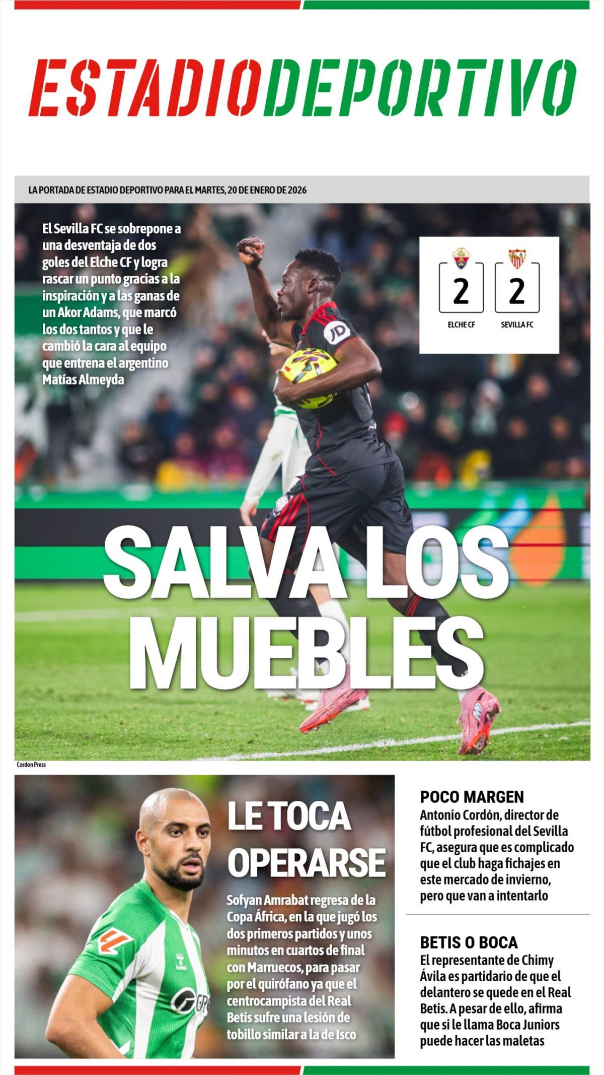 Estas son las portadas de la prensa deportiva de hoy
