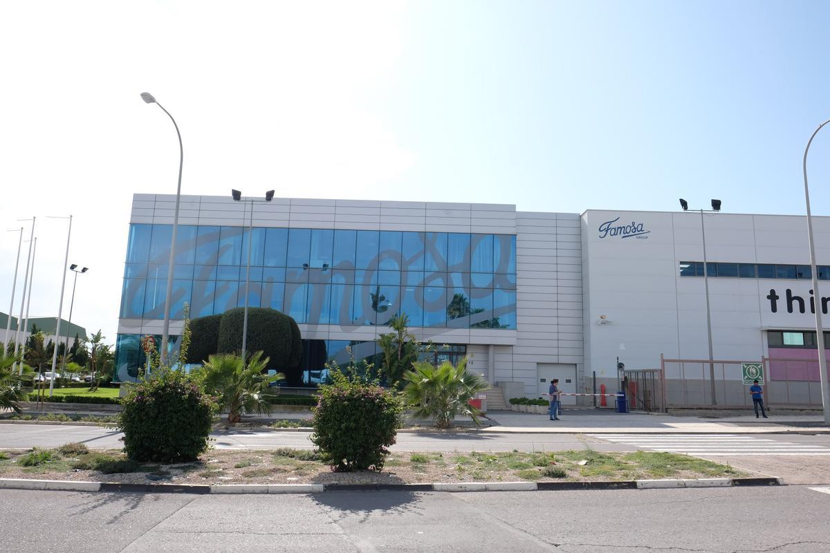 La fábrica de Famosa en Alicante.