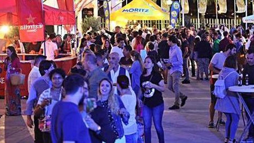 Inauguración de una edición anterior de la feria de la Cerveza.