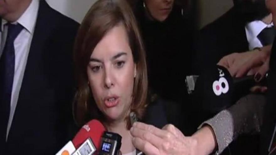 Soraya habla sobre la posible libertad condicional de Bárcenas