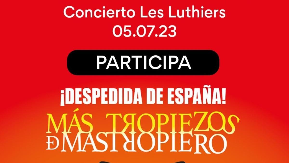 El Periódico sortea en su cuenta de Instagram 5 entradas dobles para Les Luthiers en Barcelona