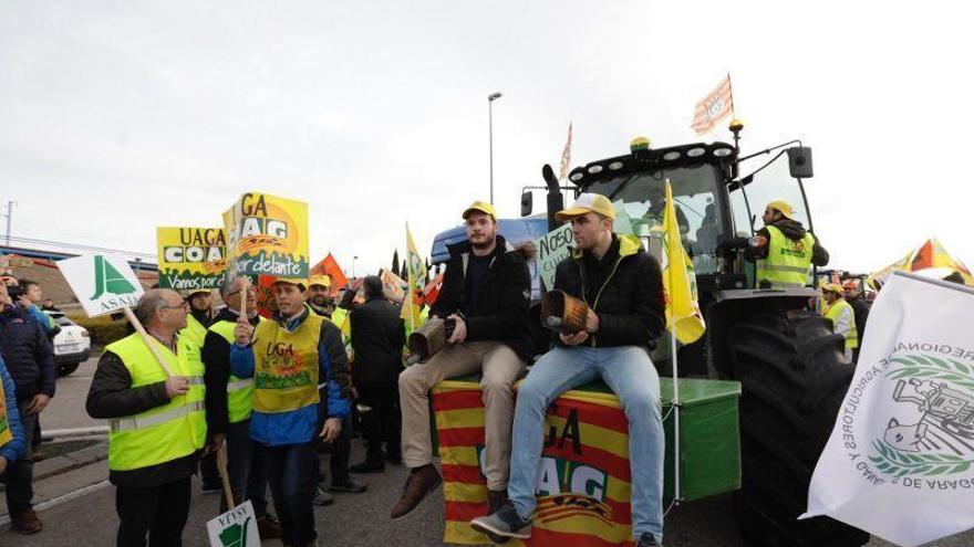 La gran tractorada amenaza con colapsar el centro de Zaragoza