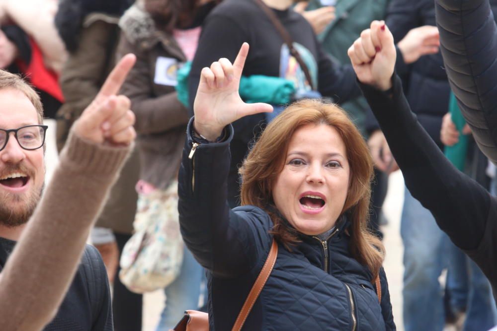 Manifestación de Jusapol en Málaga