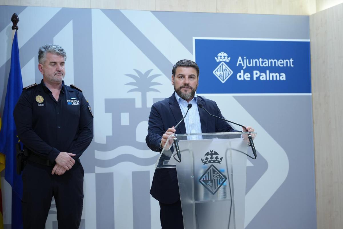 Guillem Mascaró y Javier Bonet, durante la comparecencia de este martes.