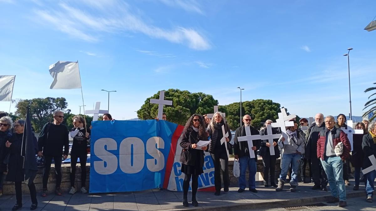 L'acte que s'ha portat a terme de rebuig a les obres.