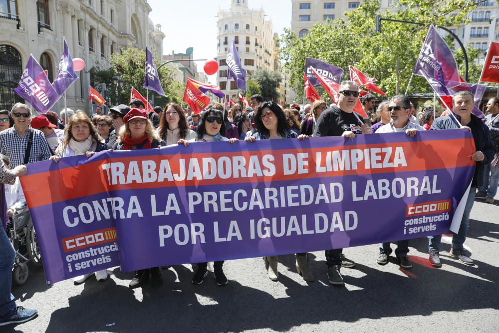 Manifestación 1 de Mayo en València