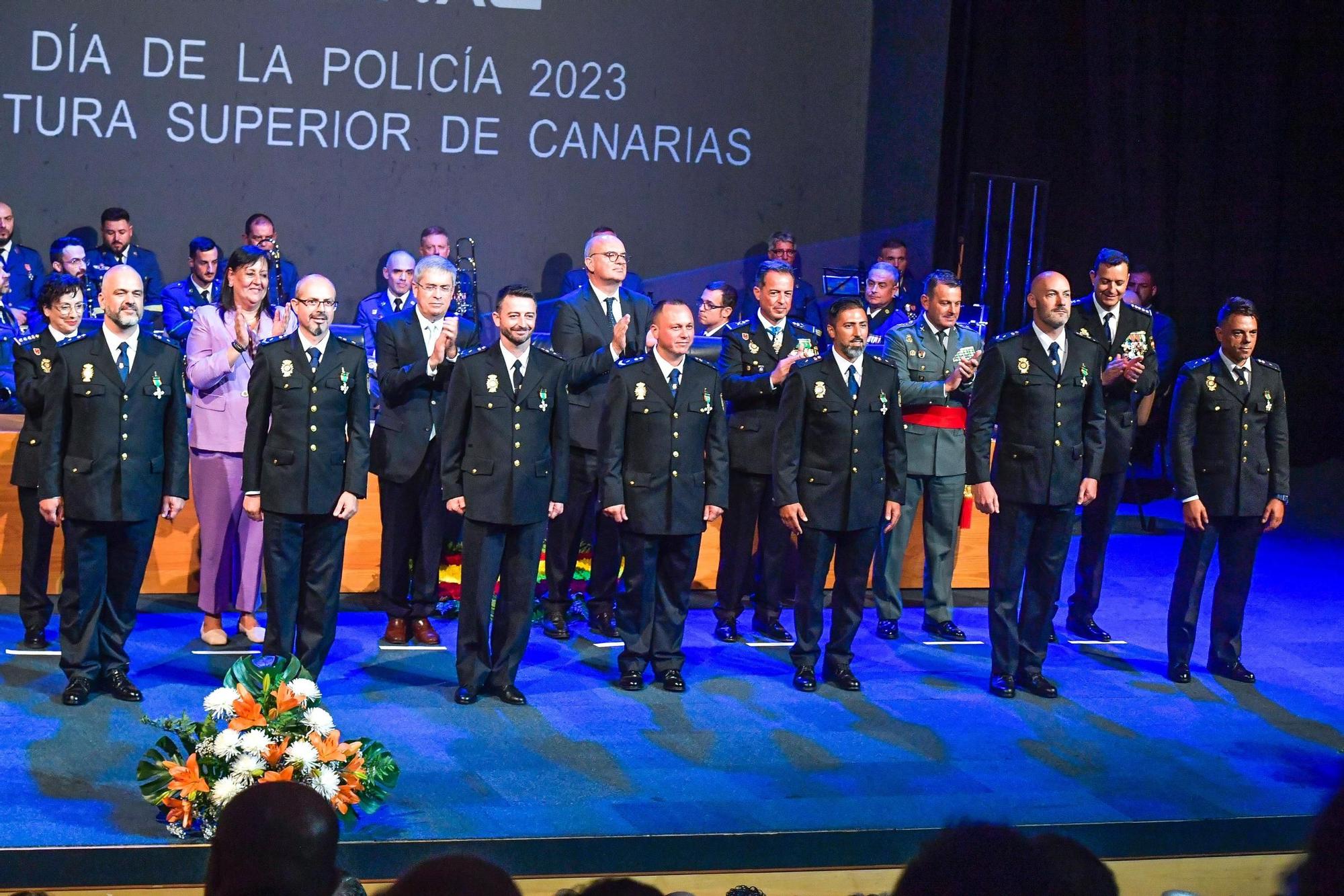 Acto del Día de la Policía en San Bartolomé de Tirajana