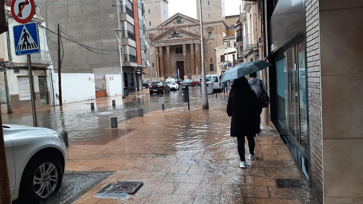 Tromba de agua en Vila-real.