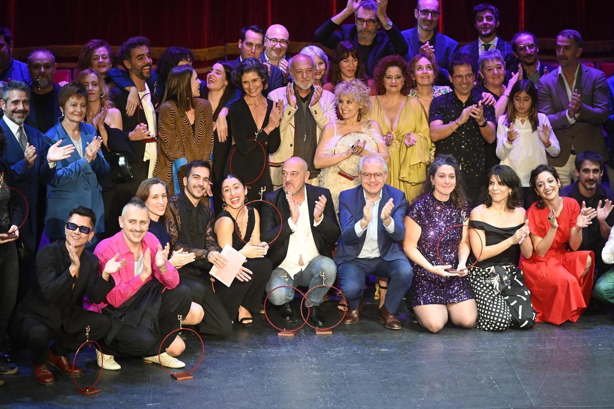 Premiados en la última gala de las Artes Escénicas.