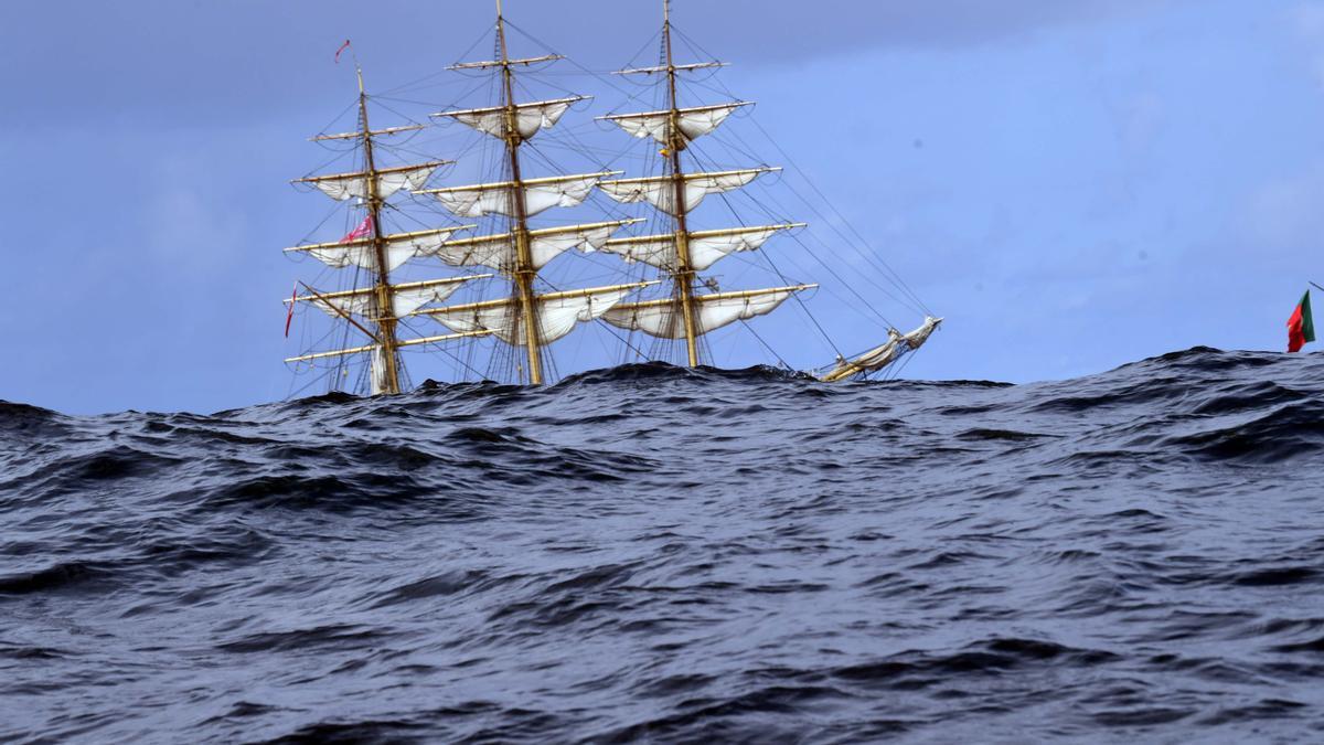 Despedida de los veleros de la Tall Ships Races en A Coruña