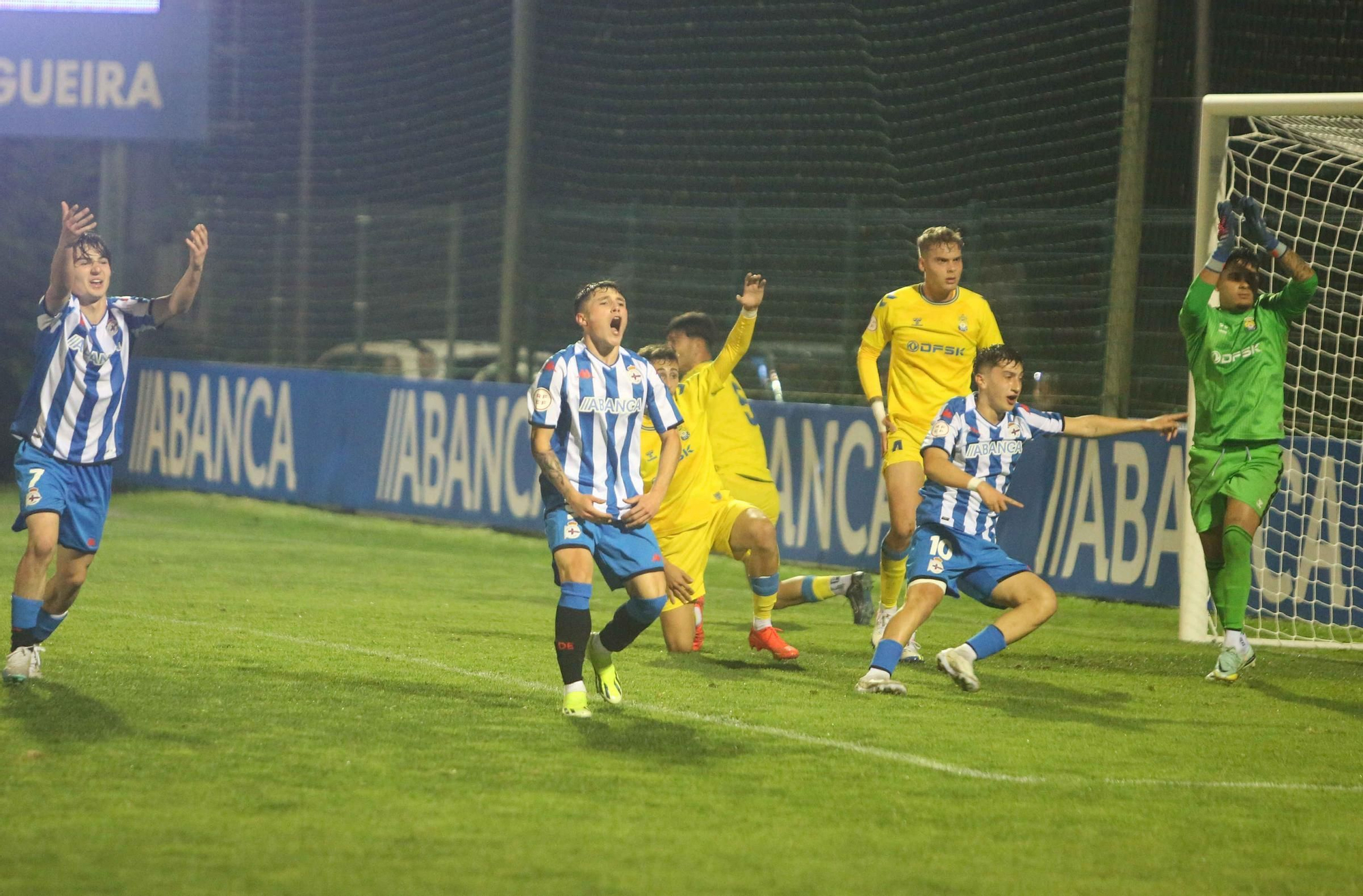 El Dépor Juvenil vence a Las Palmas y sueña con la Copa