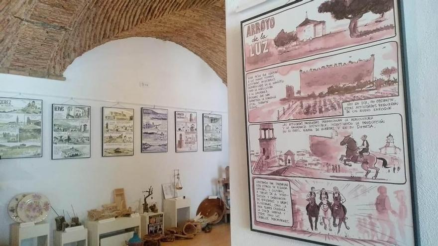 Muestra sobre el cómic en la oficina de turismo de Arroyo de la Luz