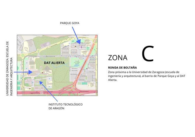 Planos de las posibles ubicaciones del futuro Royo Villanova.