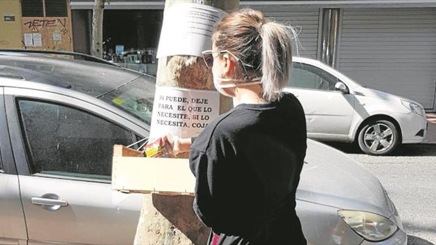 Coronavirus en Córdoba: cadena de favores en cestas de Valdeolleros