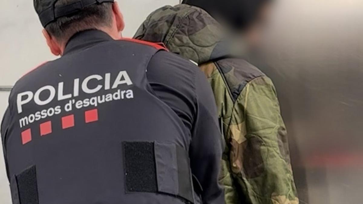 Uno de los detenidos en el plan kanpai de la pasada semana en Barcelona