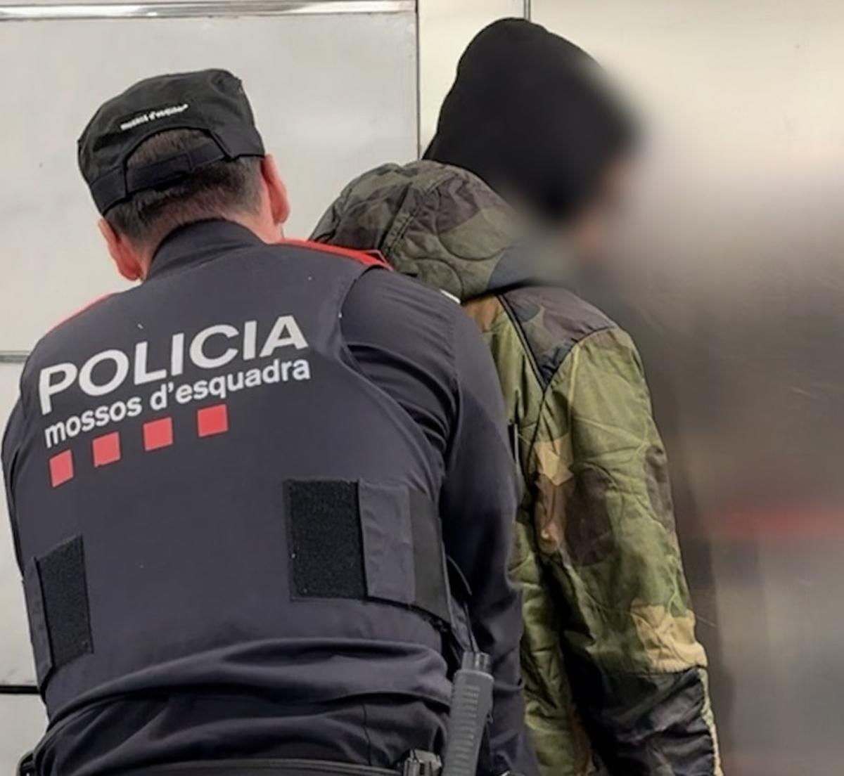 Uno de los detenidos en el plan kanpai de la pasada semana en Barcelona