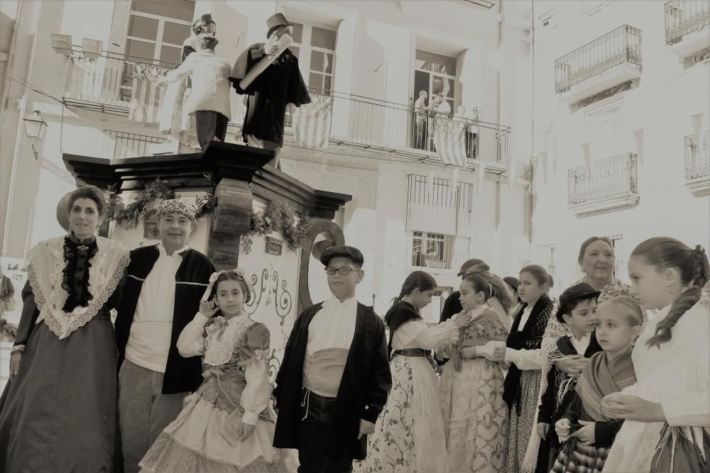 Fiesta fallera decimonónica para celebrar el aniversario del Patrimonio