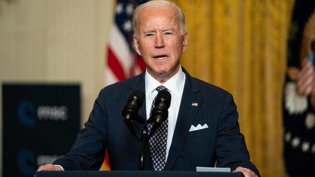El presidente de EEUU, Joe Biden, en una comparecencia en la Casa Blanca este viernes.