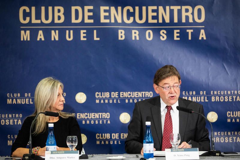 Conferencia de Ximo Puig en el Club de Encuentro Manuel Broseta