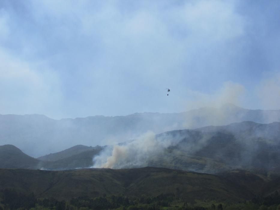 Incendios zona de Llanes.