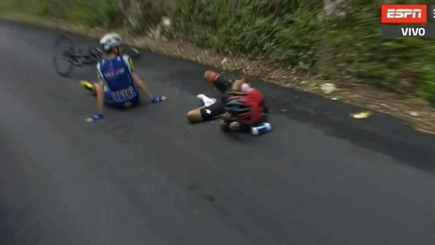 Richie Porte abandona el Tour tras sufrir una dura caída