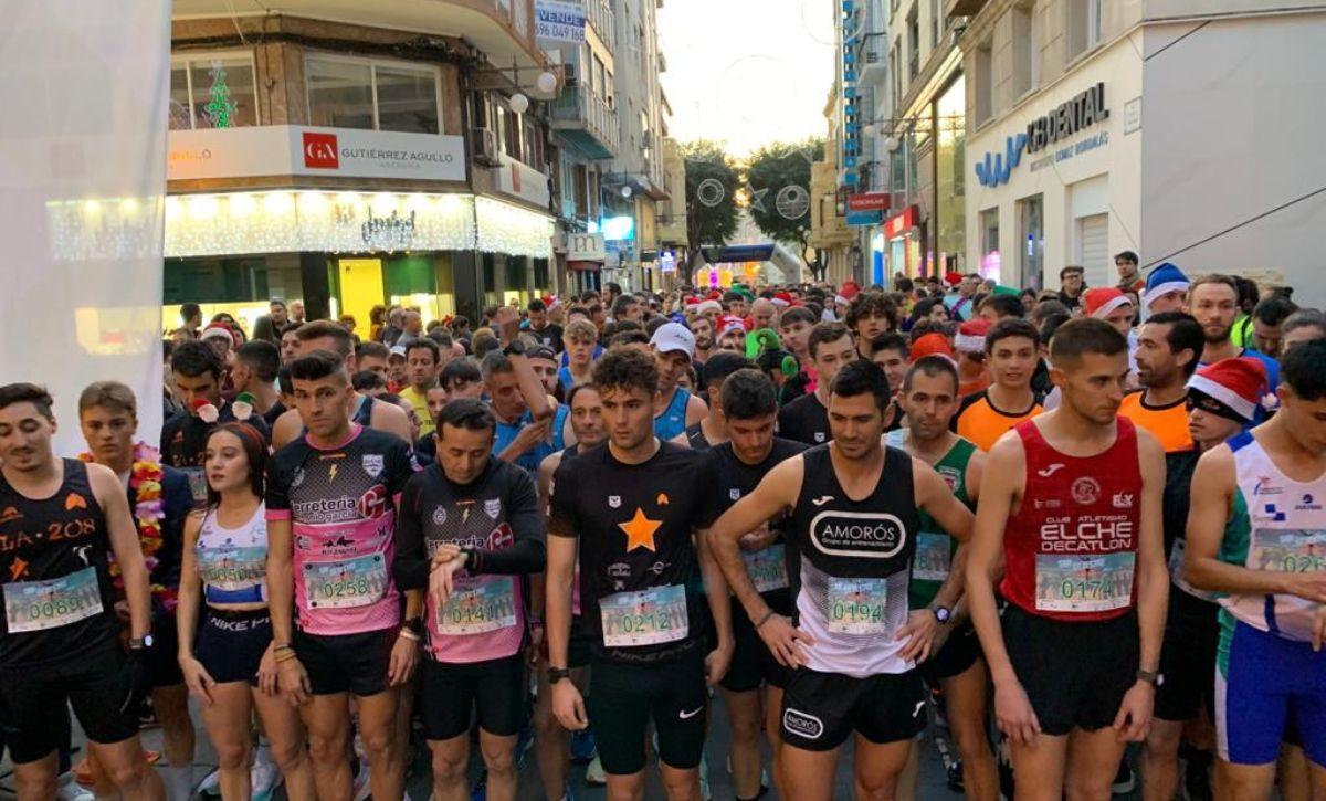 Salida de la San Silvestre en una edición anterior en Elche