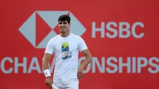 Alcaraz se prepara para el ATP Queens