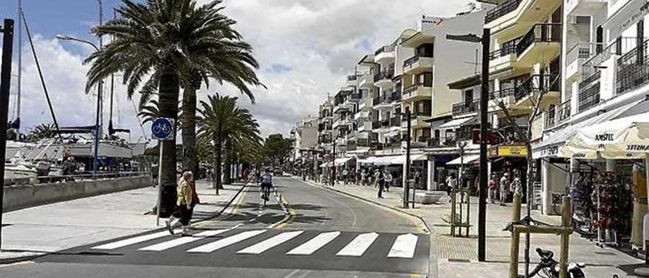 Una imagen de la primera línea del Port de Pollença.