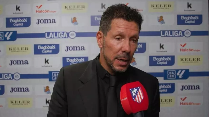 Diego Simeone: "La parte final del encuentro fue muy contundente"