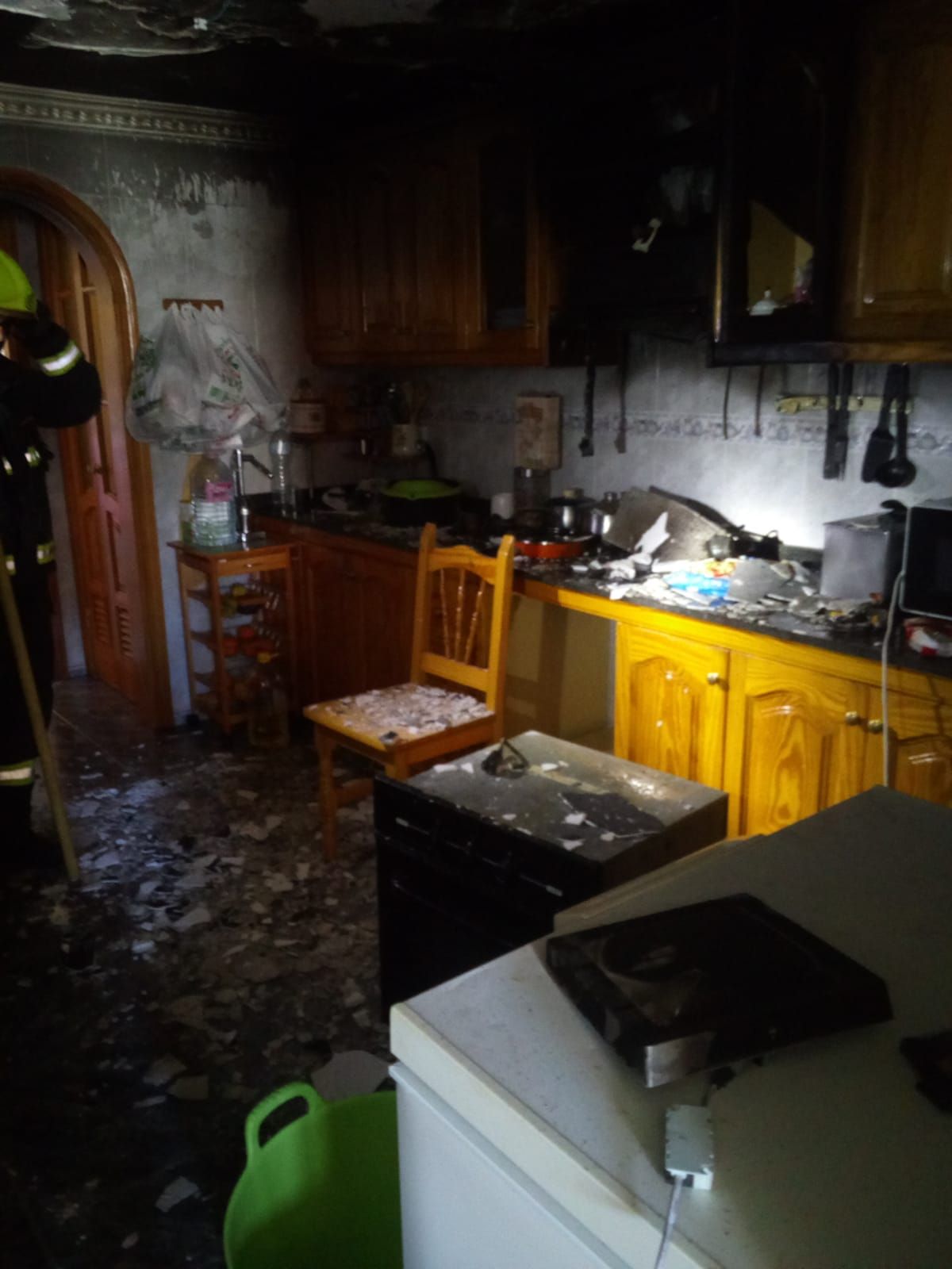 Incendio en una vivienda en Arguineguín