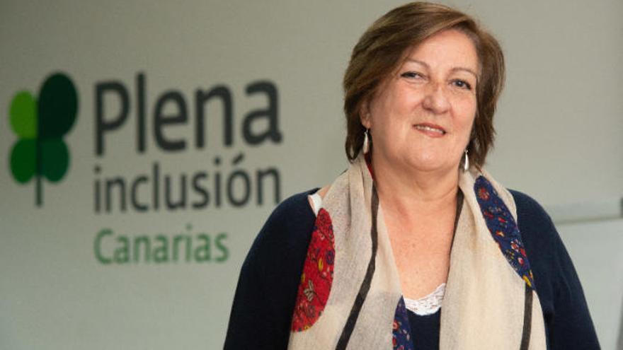 Carmen Laucirica, presidenta de Plena Inclusión Canarias.
