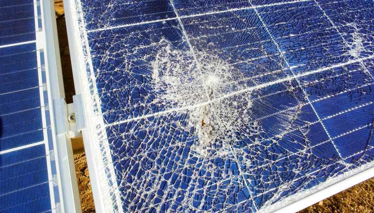 Los paneles solares se deterioran