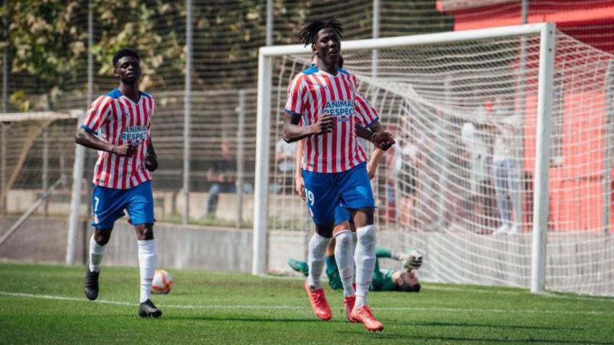 Dawda, celebrant el gol de penal. | GIRONA FC