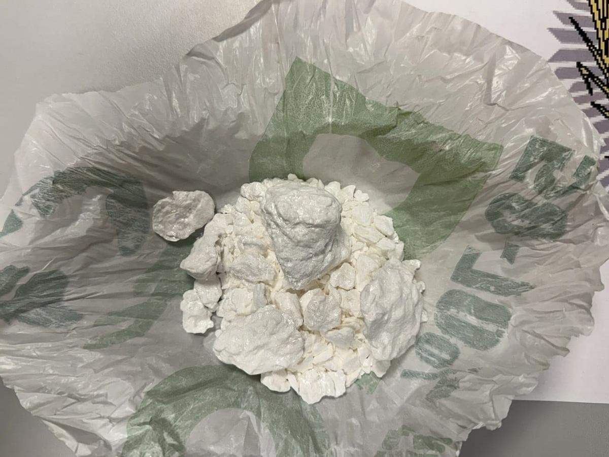 Una bolsa con cocaína en una imagen de archivo.