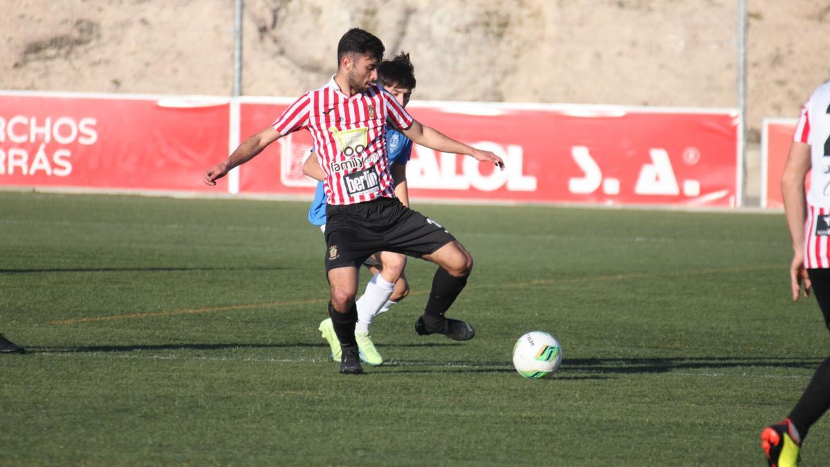 L'Olleria CF en un partido esta temporada.