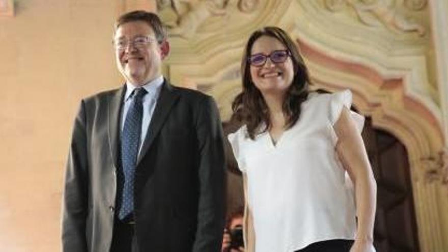 Ximo Puig y Mònica Oltra.