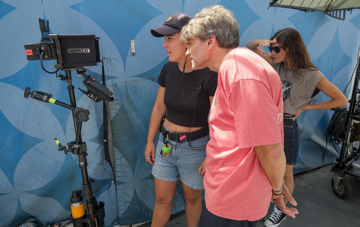 Rodaje de 'Menudas vacaciones' con Salva Reina y Amaia Salamanca