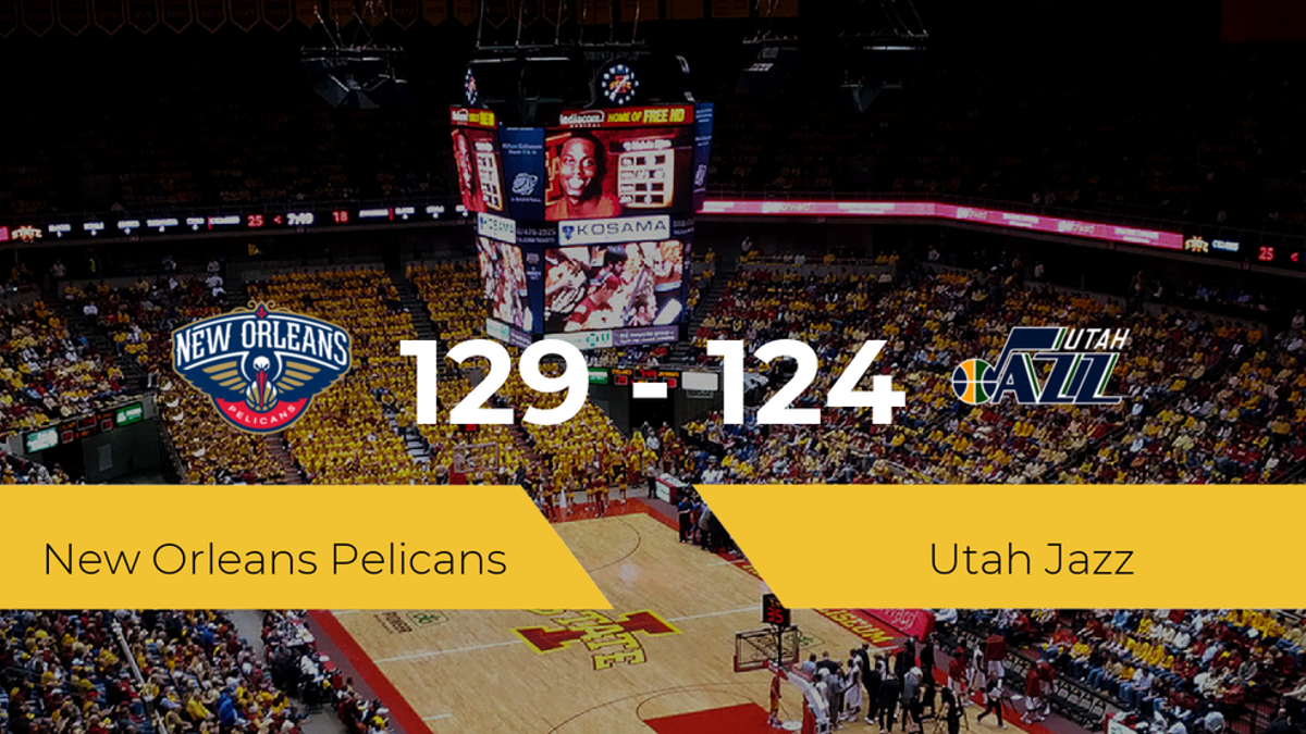 New Orleans Pelicans consigue la victoria frente a Utah Jazz por 129-124