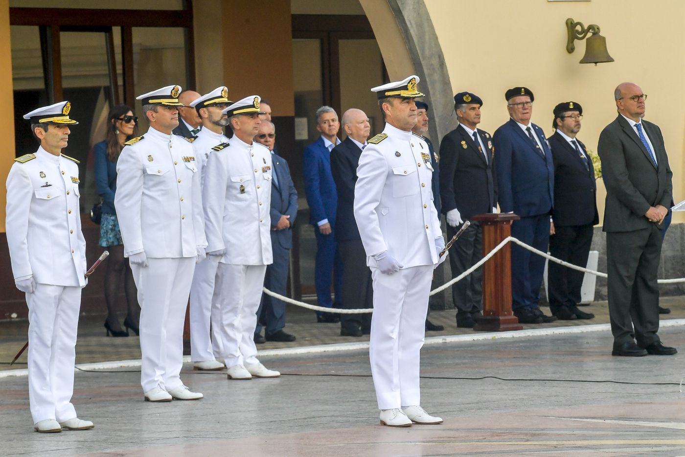 Toma de posesión de Santiago de Colsa, nuevo comandante almirante del Mando Naval de Canarias