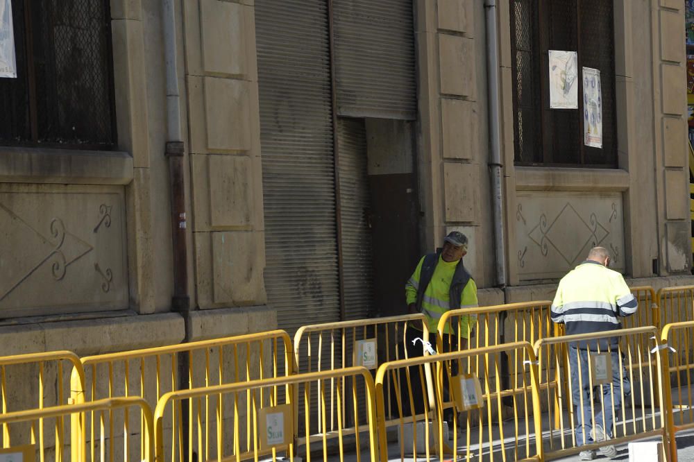 El edificio de El Progreso, en proceso de demolici