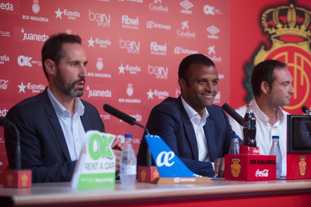 Presentación del nuevo entrenador del Mallorca, Vicente Moreno