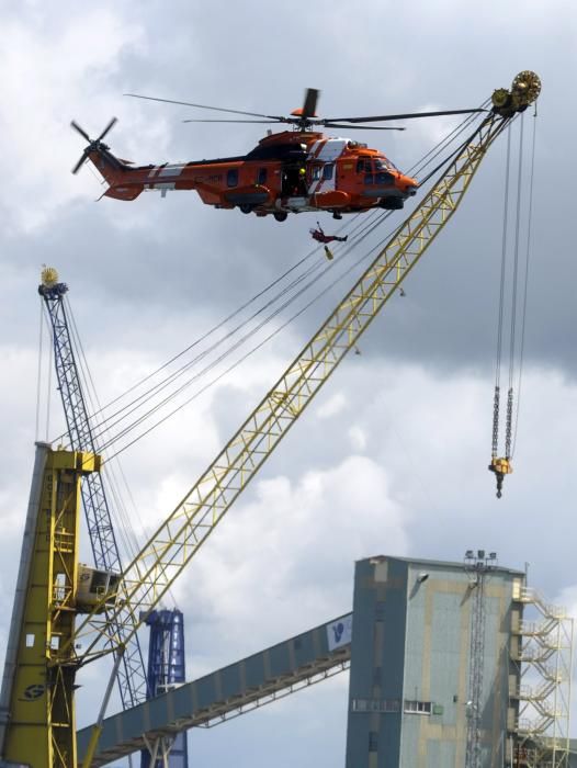 Simulacro de Salvamento Marítimo en A Coruña